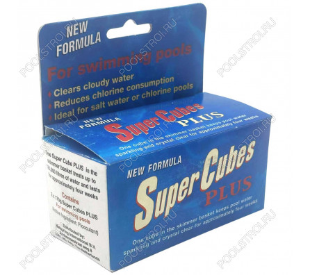 Флокулянт в гелевых блоках Melpool Super Cubes, 2x170г